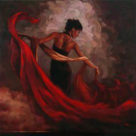 Flamenco Dancer Burning Desire